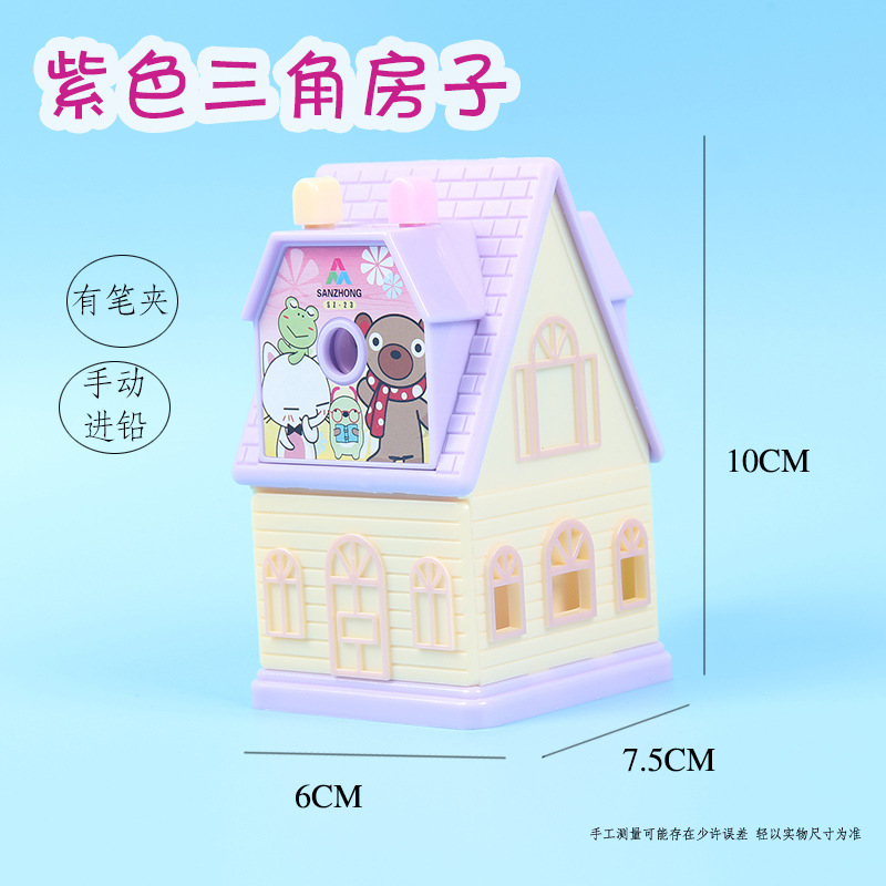 Sanzhong Cartoon Pencil Sharpener Student Pencil Pencil Sharpener Hand-Cranked Automatic Lead Pencil Sharpener Pencil Sharpener Stationery Sanzhong Cartoon Pencil Sharpener Student Pencil Pencil Sharpener Hand-Cranked Automatic Lead Pencil Sharpener Pencil Sharpener Stationery