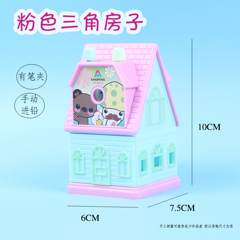 Sanzhong Cartoon Pencil Sharpener Student Pencil Pencil Sharpener Hand-Cranked Automatic Lead Pencil Sharpener Pencil Sharpener Stationery Sanzhong Cartoon Pencil Sharpener Student Pencil Pencil Sharpener Hand-Cranked Automatic Lead Pencil Sharpener Pencil Sharpener Stationery