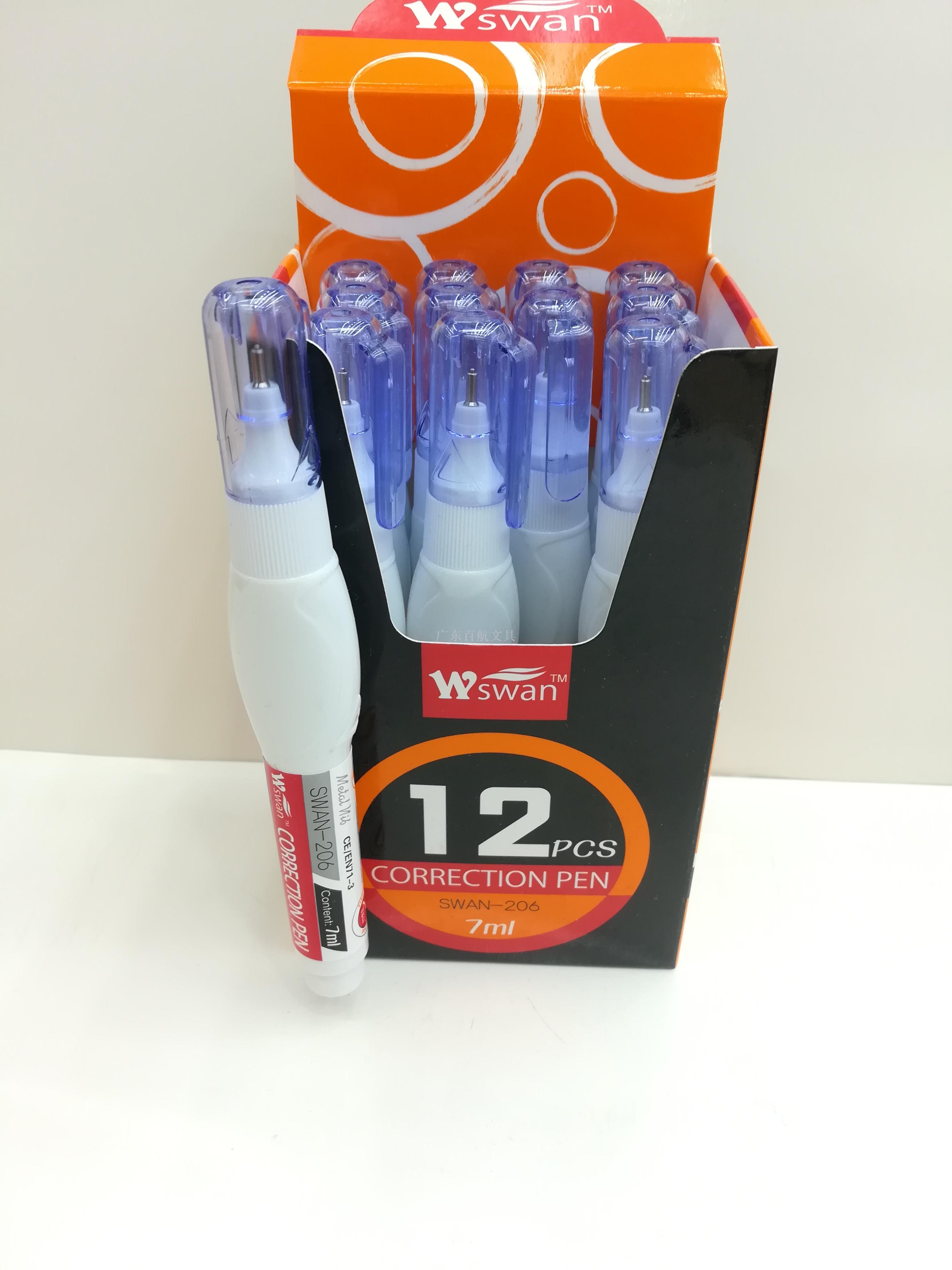 SWAN correction liquid 7ML steel head correction fluid