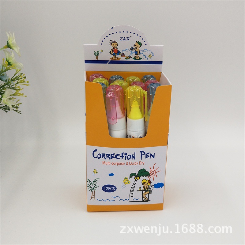 Factory Direct Sales Environmental Protection Cartoon 217 Correction Fluid 15ml Correction Fluid Error Correction Liquid Wholesale and Retail Can Be Customization as Request