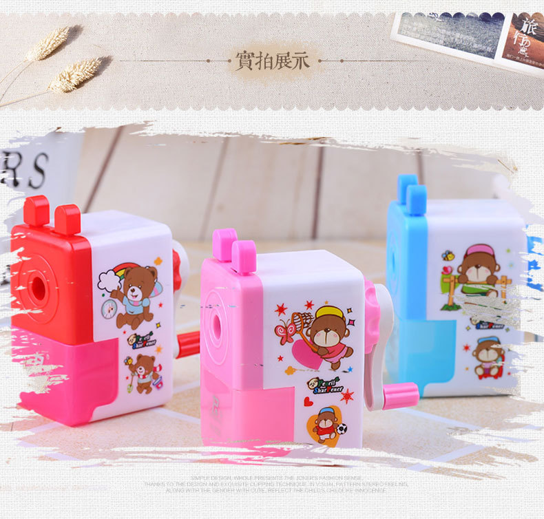Zhengrong hand cuteness sharpener automatic pen sharpener into the children's cartoon reeler manufacturers wholesale Zhengrong hand cuteness sharpener automatic pen sharpener into the children's cartoon reeler manufacturers wholesale