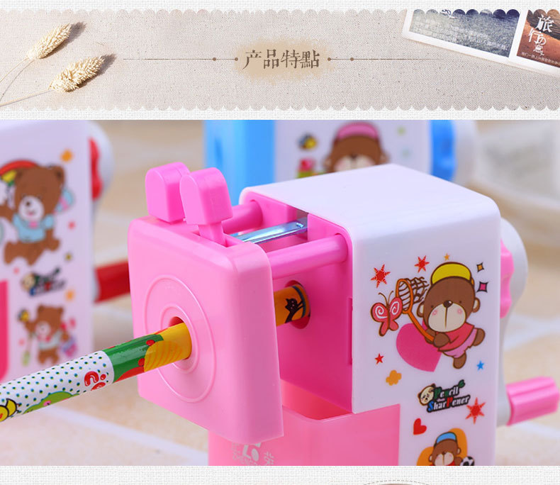 Zhengrong hand cuteness sharpener automatic pen sharpener into the children's cartoon reeler manufacturers wholesale Zhengrong hand cuteness sharpener automatic pen sharpener into the children's cartoon reeler manufacturers wholesale