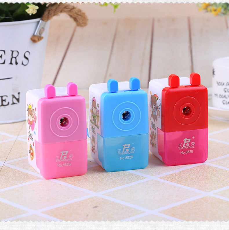 Zhengrong hand cuteness sharpener automatic pen sharpener into the children's cartoon reeler manufacturers wholesale Zhengrong hand cuteness sharpener automatic pen sharpener into the children's cartoon reeler manufacturers wholesale