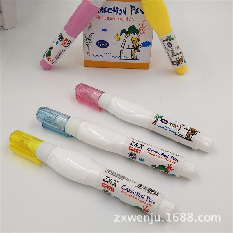 Factory Direct Sales Environmental Protection Office Supplies Quick-Drying Correction Fluid 9ml Correction Fluid Error Correction Liquid Wholesale Can Be Customization as Request Factory Direct Sales Environmental Protection Office Supplies Quick-Drying Correction Fluid 9ml Correction Fluid Error Correction Liquid Wholesale Can Be Customization as Request