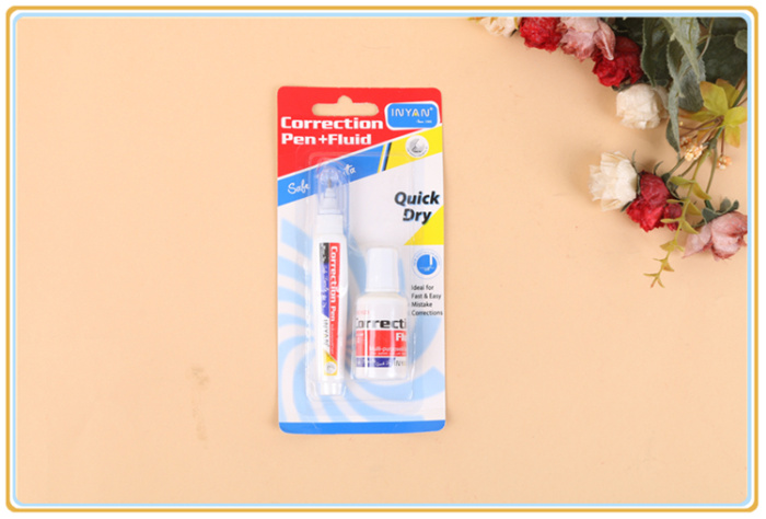 Environmental protection student stationery correction liquid correction fluid two fixed pen quick drying.