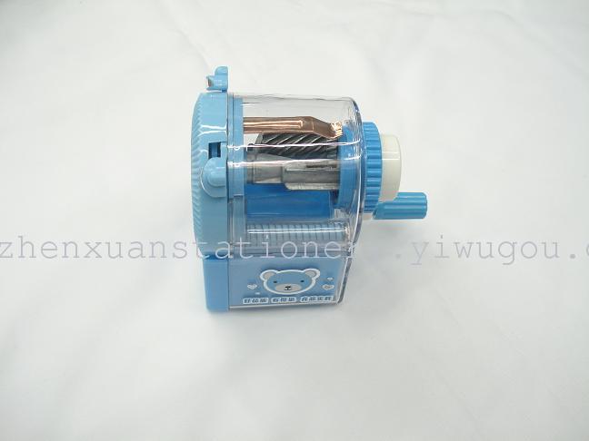 Hot Sale Clock Hand Shake Pencil Sharpener Color Mixed