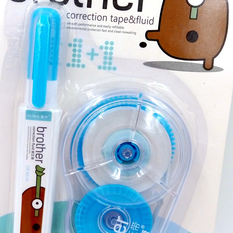 Hot Sale Japan and South Korea Stationery Cartoon Correction Tape plus Correction Fluid Environmental Protection Correction Tape Correction Tape Wholesale and Retail Can Be Fixed