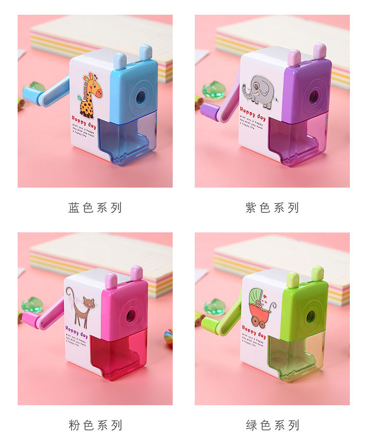 Hand Sharpener Student Cartoon Hand Sharpener Pencil Sharpener Pencil Sharpener Learning Stationery Office Supplies Wholesale