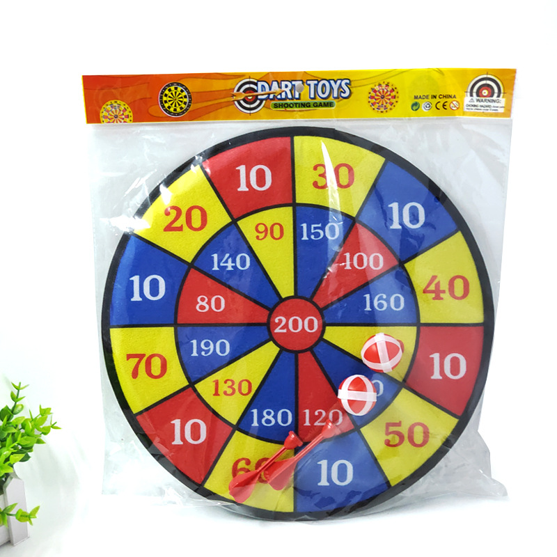 Dart Board Set Cloth Children&#039;s Target Sticky Target Ball Dart Target Sports Indoor Outdoor Parent-Child Toys Darts