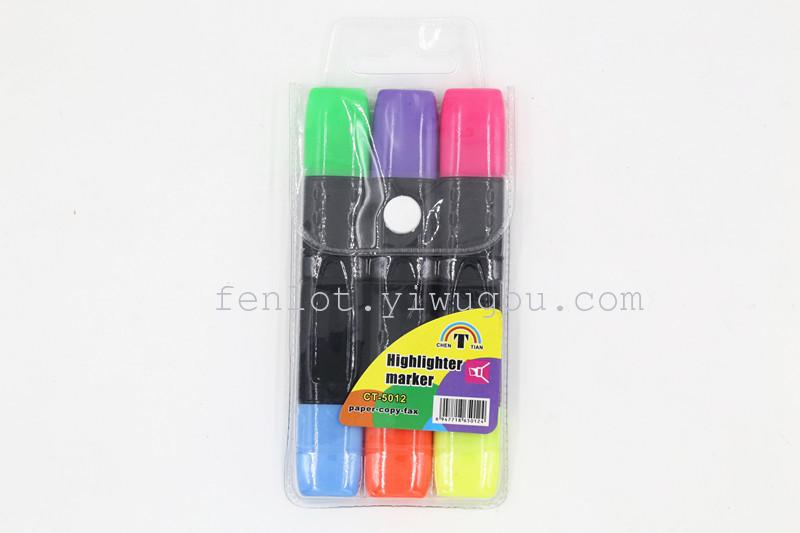 Factory direct supply dual head highlighter 7012