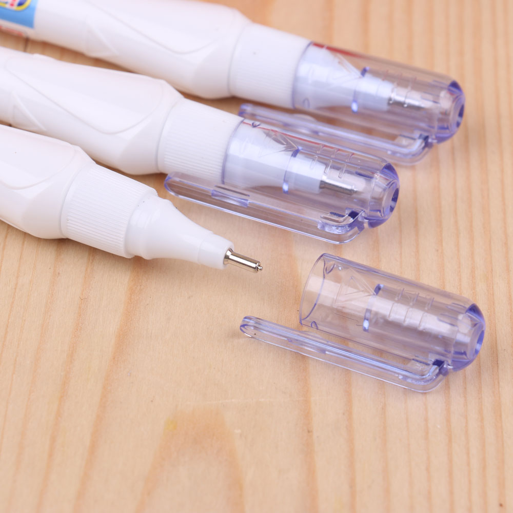 Factory direct selling students paint modified steel head correction fluid green correction pen
