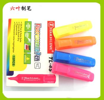 high quality highlighter pen,  fluorescent pen