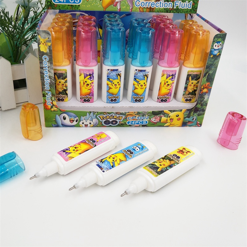 Hot environmental correction Fluid metal head flat bottle correction pen modification liquid  wholesale and retail custo