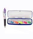 New Korean twin tip pen ballpoint pen and lovely flower bar highlighter