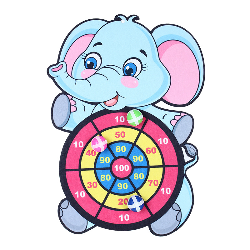 Children&#039;s Sticky Ball Dart Board Toy Wall-Mounted Cartoon Sticky Ball Darts Sticky Ball Dart Target Indoor Sports Wholesale