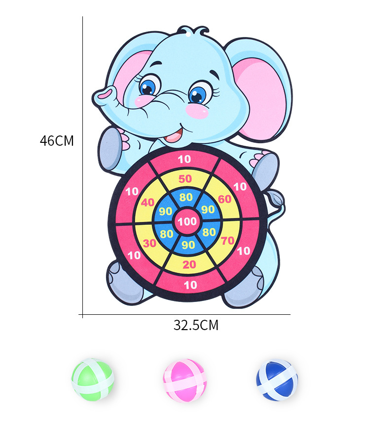 Children's Sticky Ball Dart Board Toy Wall-Mounted Cartoon Sticky Ball Darts Sticky Ball Dart Target Indoor Sports Wholesale Children's Sticky Ball Dart Board Toy Wall-Mounted Cartoon Sticky Ball Darts Sticky Ball Dart Target Indoor Sports Wholesale