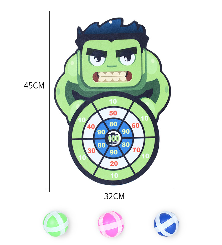 Children's Sticky Ball Dart Board Toy Wall-Mounted Cartoon Sticky Ball Darts Sticky Ball Dart Target Indoor Sports Wholesale Children's Sticky Ball Dart Board Toy Wall-Mounted Cartoon Sticky Ball Darts Sticky Ball Dart Target Indoor Sports Wholesale