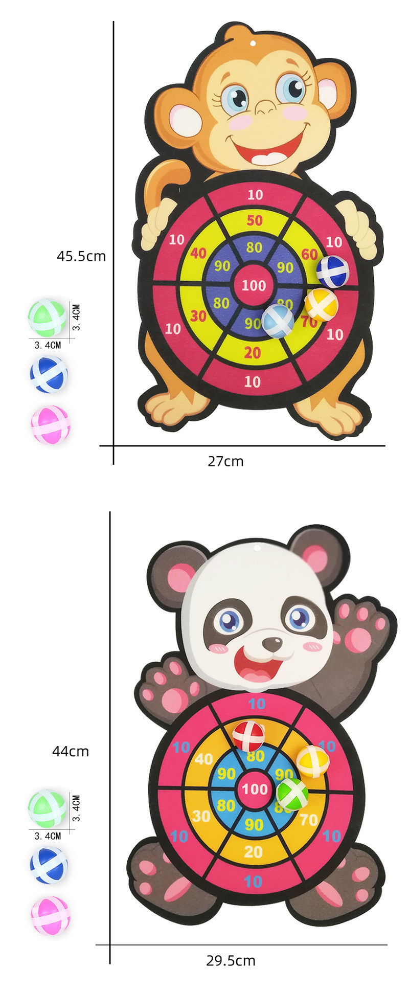 Children's Dart Plate Target Wholesale Viscous Samples Ball Household Darts Indoor Flannel Sticky Ball Toy Magic Sticky Ball