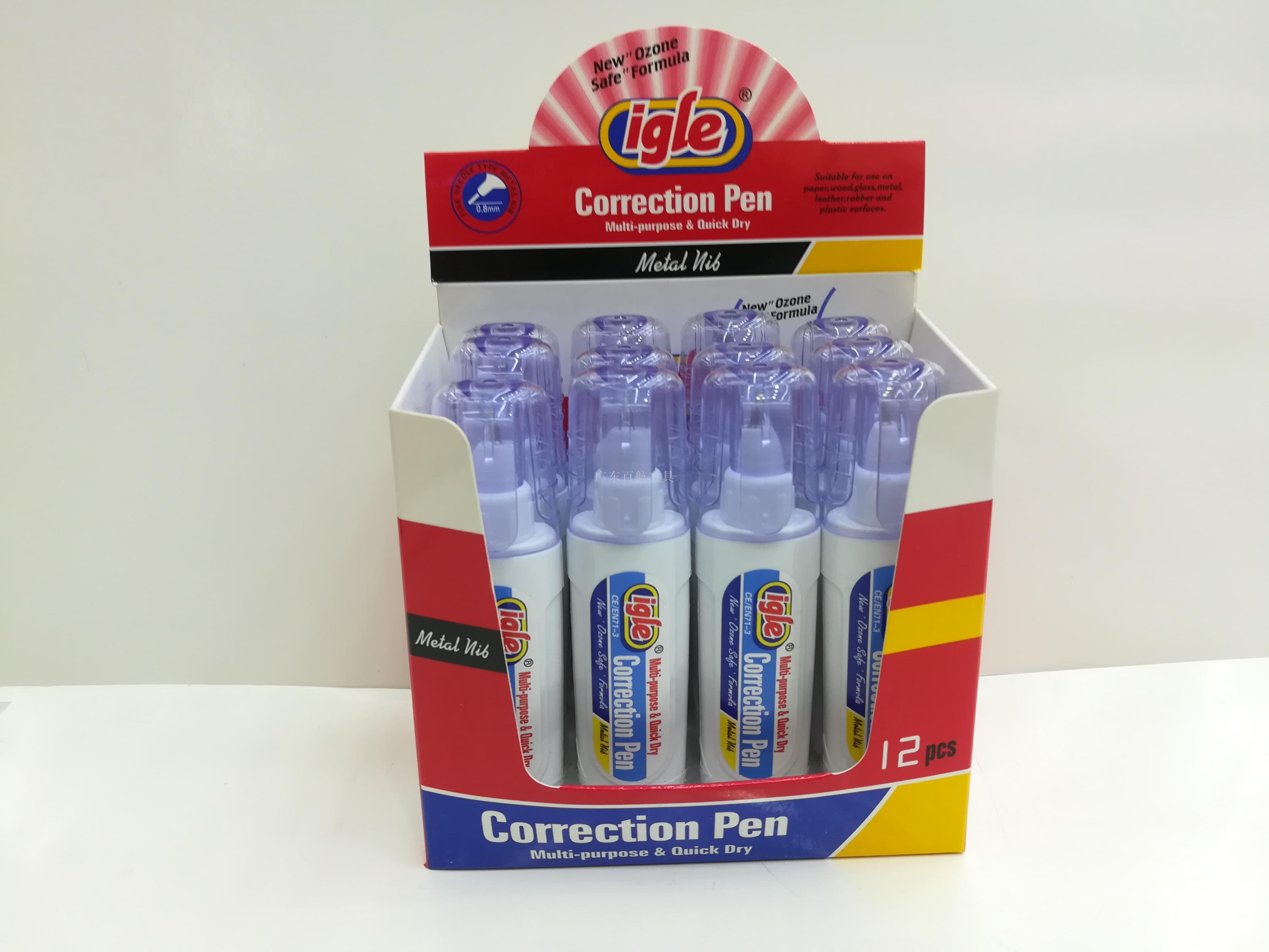 IGLE-231 correction fluid 10ML steel head correction fluid