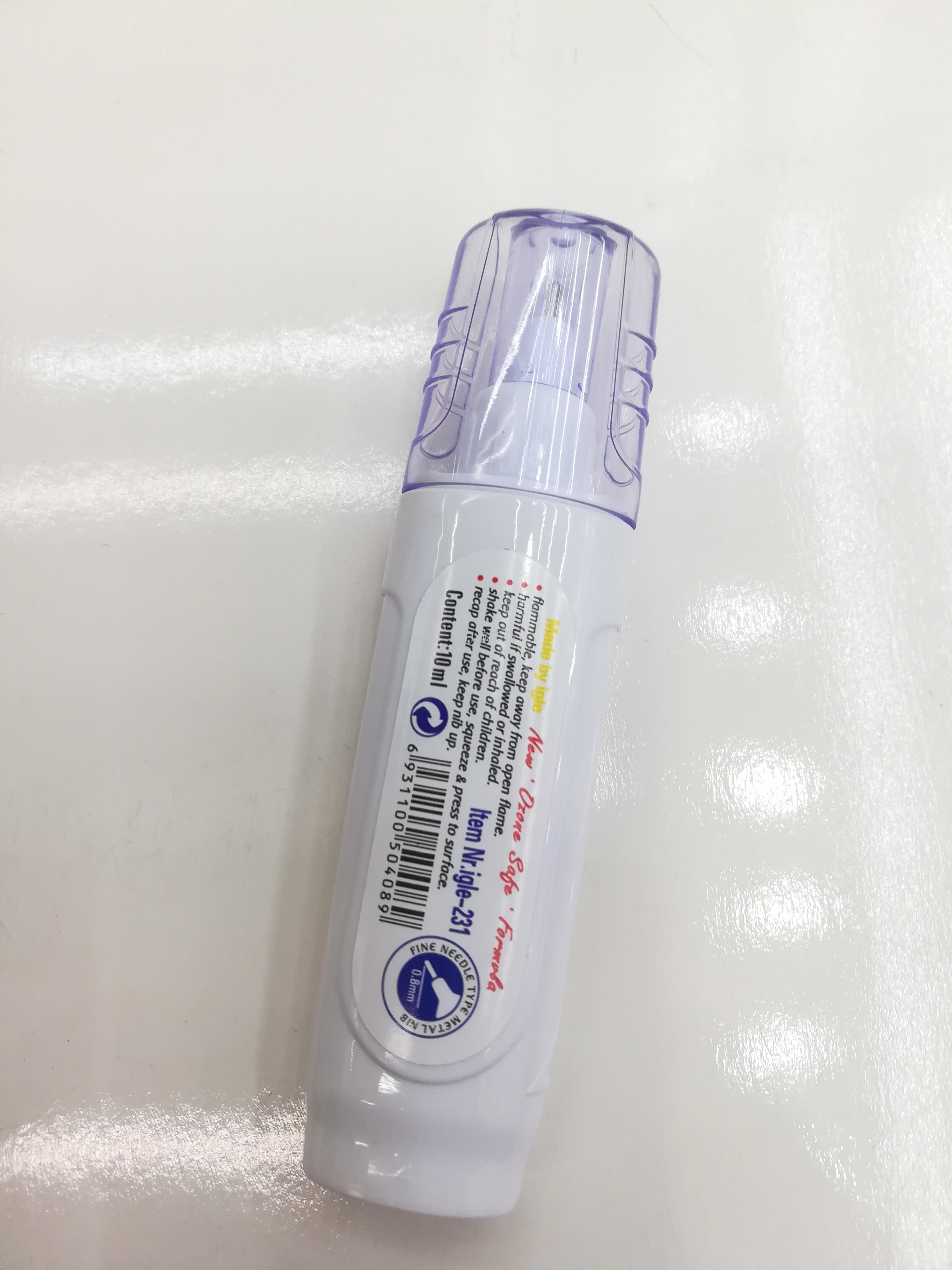 IGLE-231 correction fluid 10ML steel head correction fluid