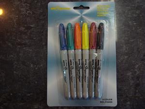 New Korean version 6-color Watercolor Brush Pen Highlighter