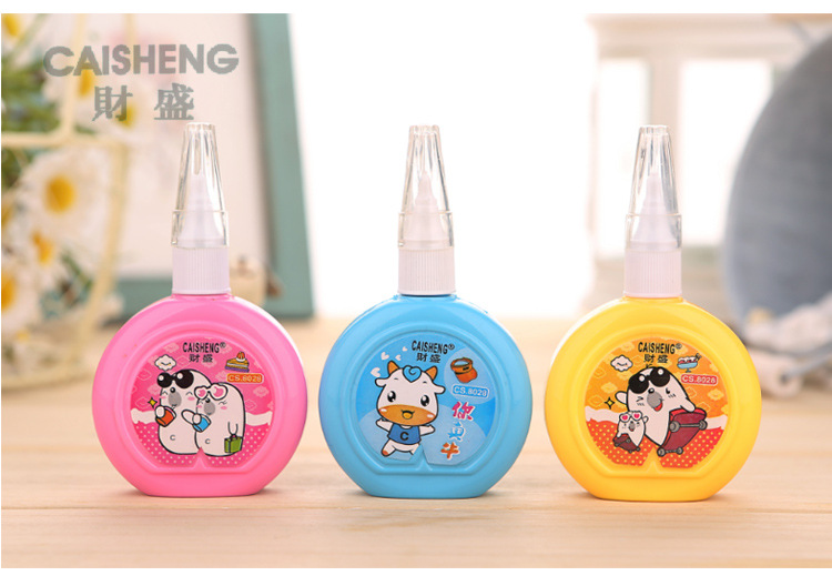 Creative stationery from Japan and South Korea lovely cartoon pattern correction fluid correction fluid environmental protection liquid