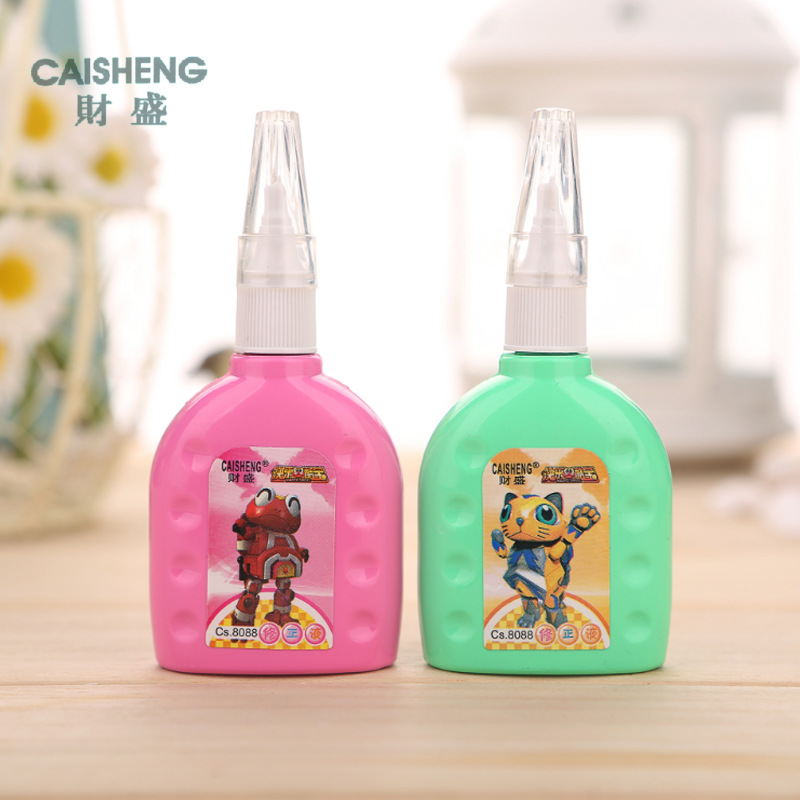 Manufacturer wholesale correction fluid plastic head environmental correction fluid.