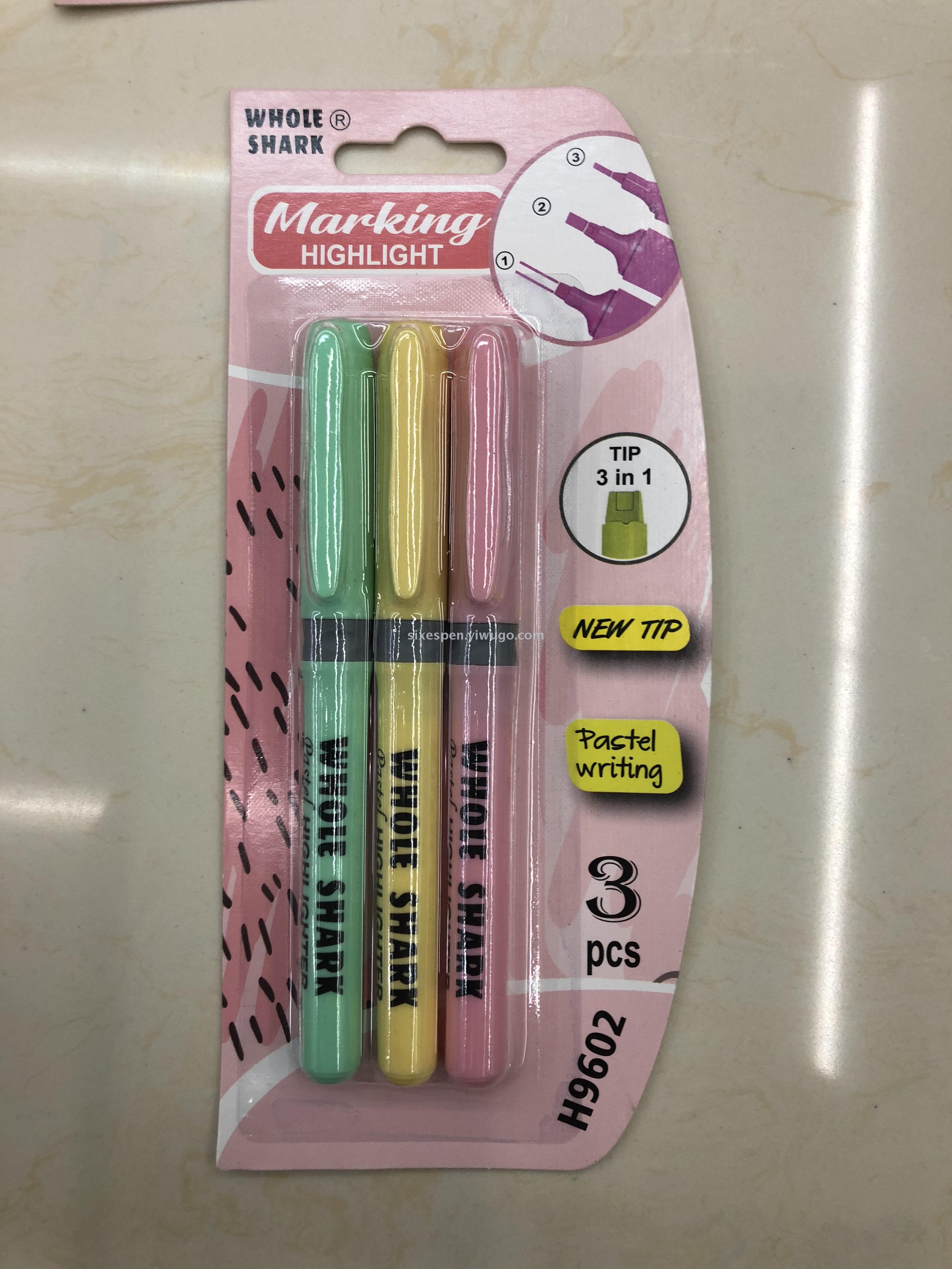 Macaron color highlighter set for supermarket Macaron color highlighter set for supermarket