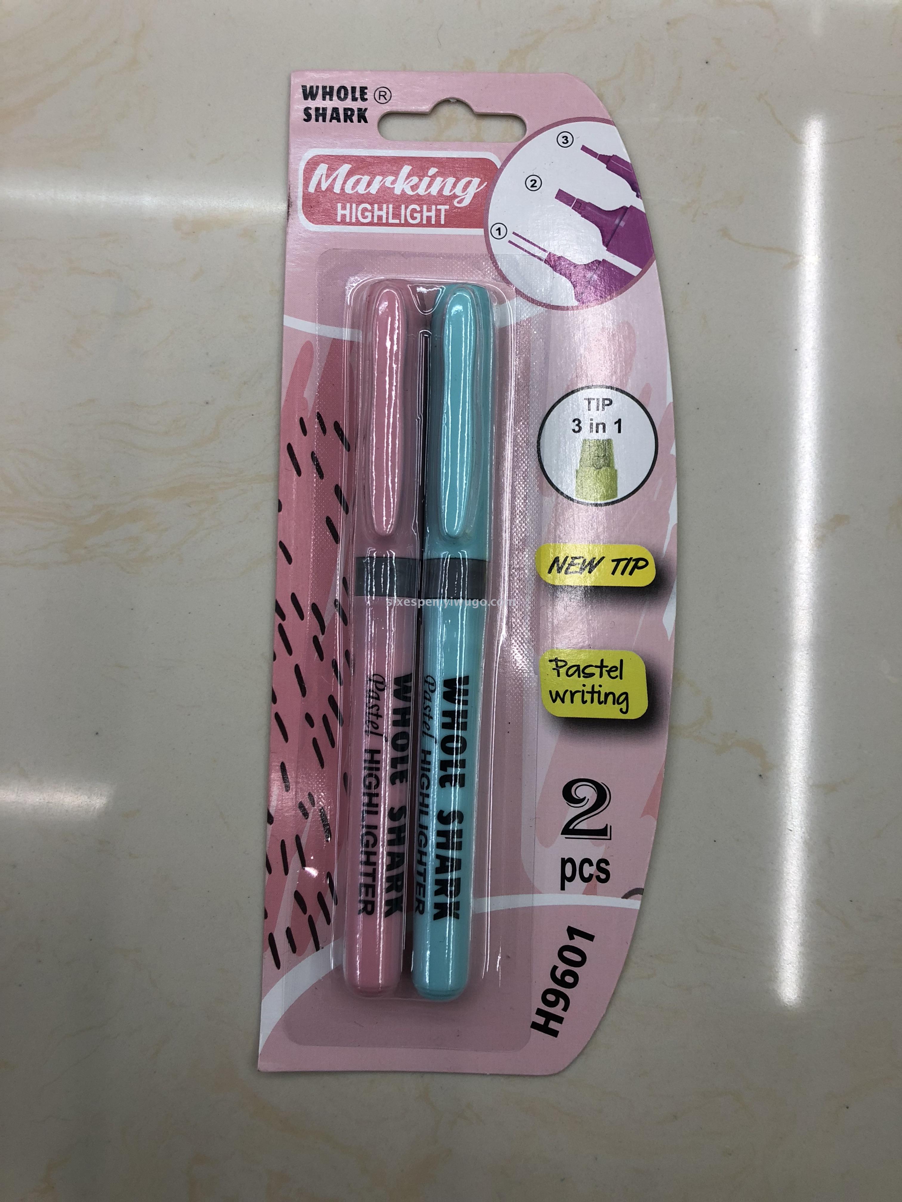 Supermarket special highlighter one end three draw highlighter Supermarket special highlighter one end three draw highlighter