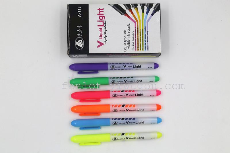 Factory direct supply single-head hook highlighter