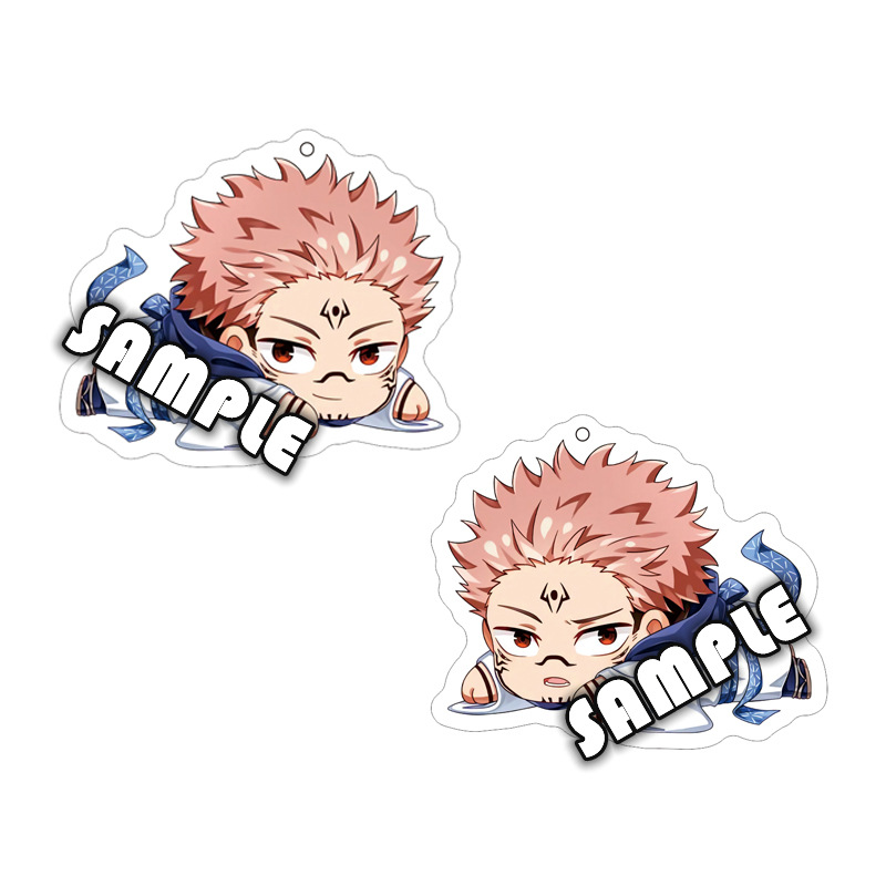 Manshu Battle Anime Peripheral Pendant Acrylic Keychain Double-Sided Sandwich Ornaments Five Wu Fu Hehui Comic Show Manshu Battle Anime Peripheral Pendant Acrylic Keychain Double-Sided Sandwich Ornaments Five Wu Fu Hehui Comic Show
