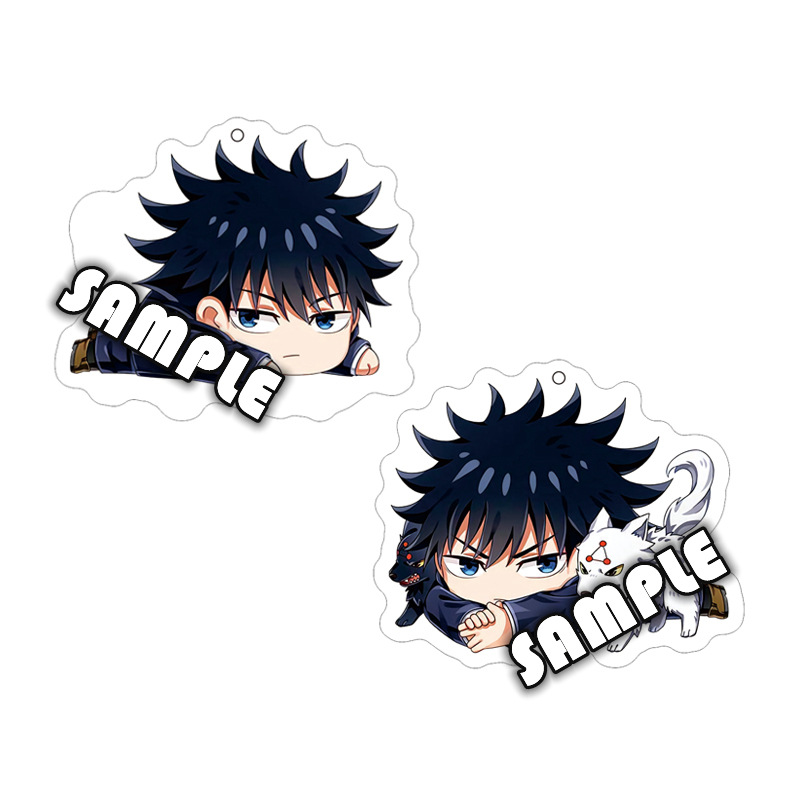 Manshu Battle Anime Peripheral Pendant Acrylic Keychain Double-Sided Sandwich Ornaments Five Wu Fu Hehui Comic Show Manshu Battle Anime Peripheral Pendant Acrylic Keychain Double-Sided Sandwich Ornaments Five Wu Fu Hehui Comic Show