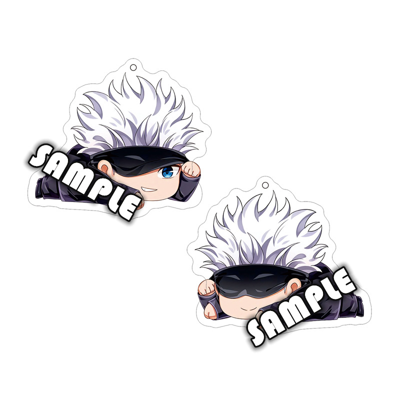 Manshu Battle Anime Peripheral Pendant Acrylic Keychain Double-Sided Sandwich Ornaments Five Wu Fu Hehui Comic Show Manshu Battle Anime Peripheral Pendant Acrylic Keychain Double-Sided Sandwich Ornaments Five Wu Fu Hehui Comic Show