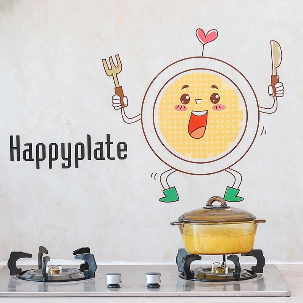 Large Kitchen Greaseproof Stickers High Temperature Resistant Household Waterproof Kitchen Ventilator Self-Adhesive Stove Sticker Cartoon Wall Sticker Tile Sticker Large Kitchen Greaseproof Stickers High Temperature Resistant Household Waterproof Kitchen Ventilator Self-Adhesive Stove Sticker Cartoon Wall Sticker Tile Sticker