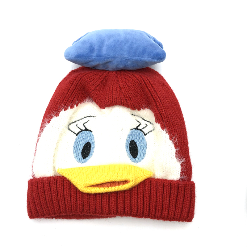 High quality winter cartoon pattern acrylic warm knitted hat High quality winter cartoon pattern acrylic warm knitted hat