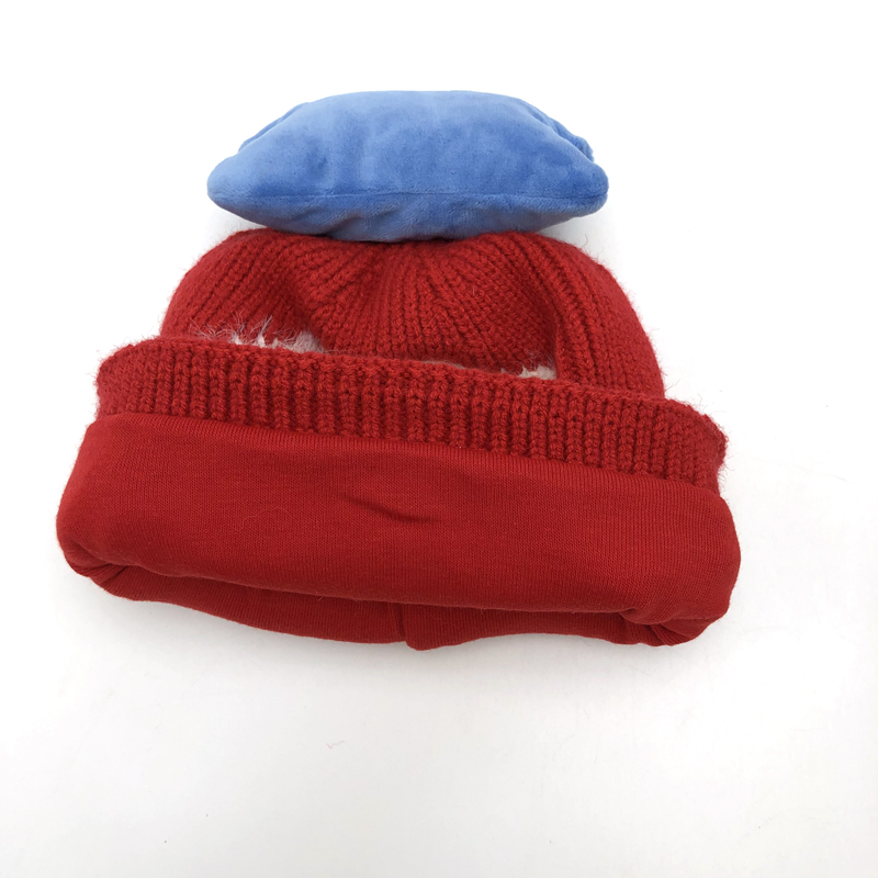 High quality winter cartoon pattern acrylic warm knitted hat High quality winter cartoon pattern acrylic warm knitted hat