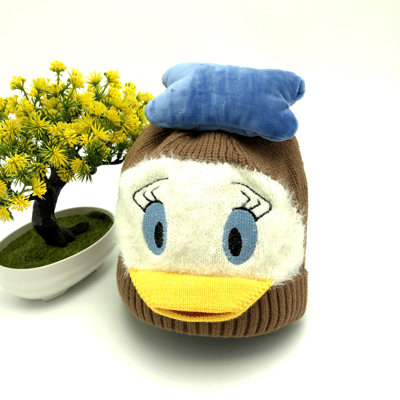 High quality winter cartoon pattern acrylic warm knitted hat High quality winter cartoon pattern acrylic warm knitted hat