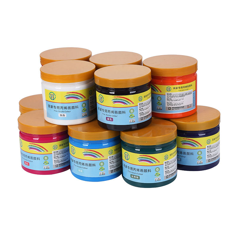 300ml Wall Painting Hand-Painted Acrylic Paint Paints Factory Wholesale Color Environmental Protection Waterproof Wall Painting Recruitment Agent