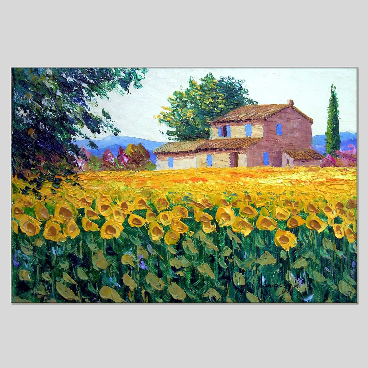 Landscape Oil Painting, Oil Painting Decoration, Craft Oil Painting, Acrylic Painting, Living Room Oil Painting, Handmade Painting