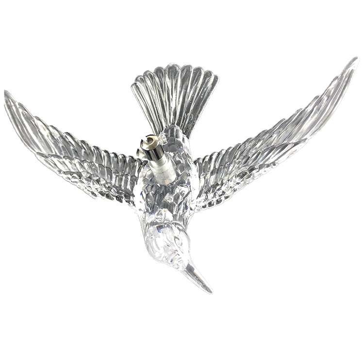 Ten-Head Acrylic Flying Bird Chandelier Wedding Stage Ceiling Layout Luminous Flying Bird Lamp Ten-Head Acrylic Flying Bird Chandelier Wedding Stage Ceiling Layout Luminous Flying Bird Lamp