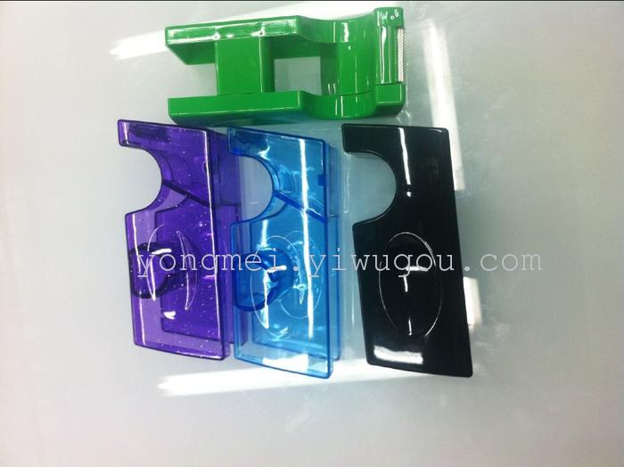 Stationery tape cutter, seat belt