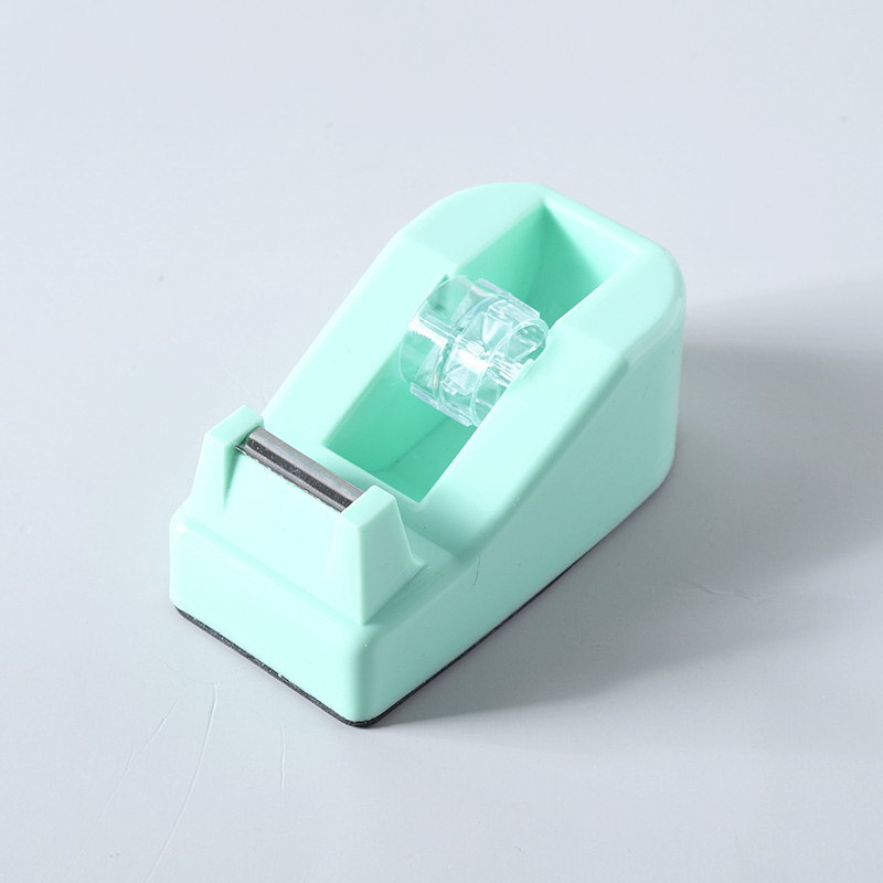 Cross-Border Dedicated Ins Style Macaron Color Small Tape Base Creative Color Desktop Office Plastic Cutter