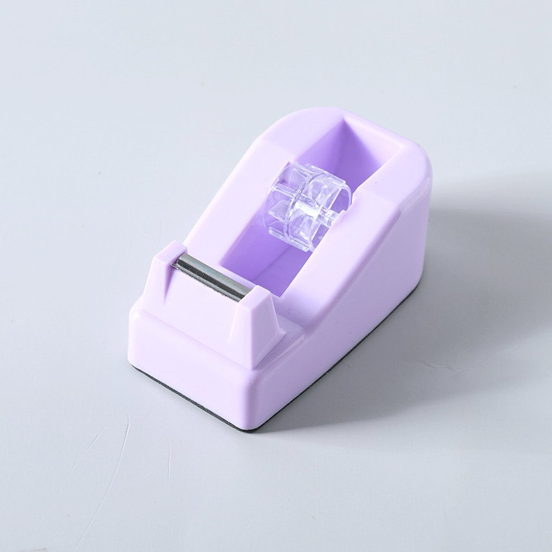 Cross-Border Dedicated Ins Style Macaron Color Small Tape Base Creative Color Desktop Office Plastic Cutter