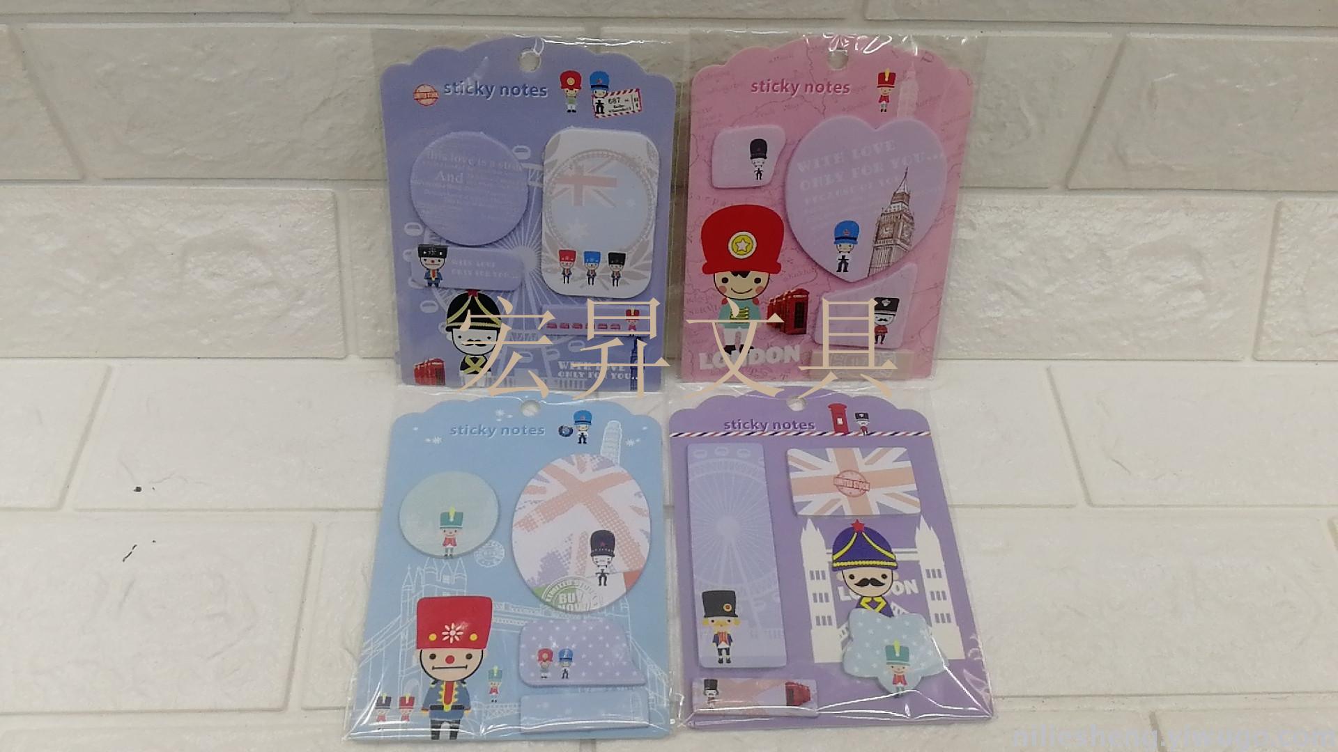 Miniatures post-it note guards cartoon sticker easy to paste mixed color casually pasted modeling paper N times pasted for many times Miniatures post-it note guards cartoon sticker easy to paste mixed color casually pasted modeling paper N times pasted for many times