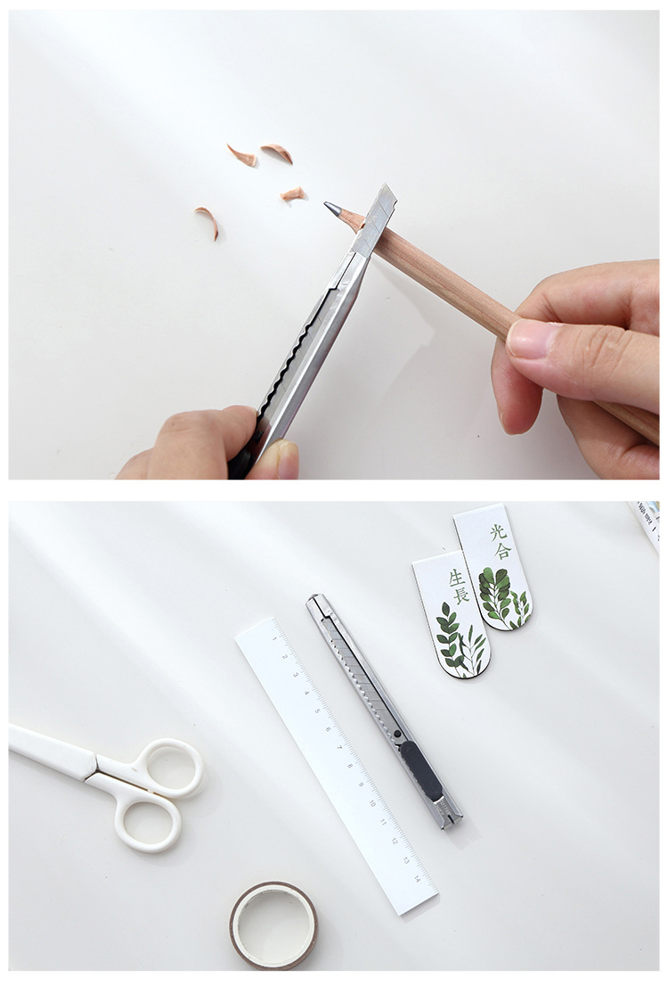 Multifunctional Small Size Art Knife Paper Cutter Metal Cutting Wallpaper Film Knife Express Knife Tape Carving Blades