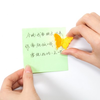 Cute Butterfly Refridgerator Magnets Magnetic Stickers Decorative Sticker Blackboard Message Sticker Magnetic Sticky Note 6