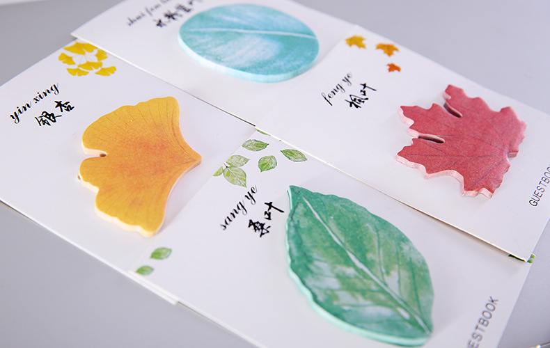 Creative Leaves Sticky Note Partysu Simulated Leaves Post-It Notes Note Sticker Message Memo Note Stationery Creative Leaves Sticky Note Partysu Simulated Leaves Post-It Notes Note Sticker Message Memo Note Stationery