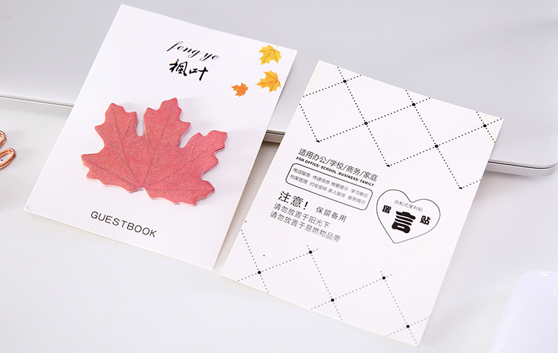 Creative Leaves Sticky Note Partysu Simulated Leaves Post-It Notes Note Sticker Message Memo Note Stationery Creative Leaves Sticky Note Partysu Simulated Leaves Post-It Notes Note Sticker Message Memo Note Stationery