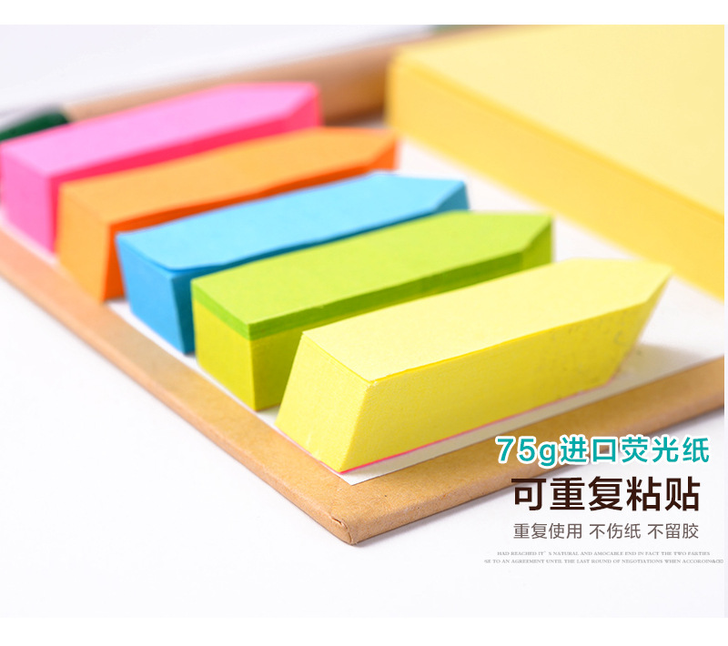 Environmental Protection Kraft Paper Shell Post-It Notes Environmental Pen Set Note Paper Yellow Paper Fluorescent Arrow Color Message Sticker Environmental Protection Kraft Paper Shell Post-It Notes Environmental Pen Set Note Paper Yellow Paper Fluorescent Arrow Color Message Sticker