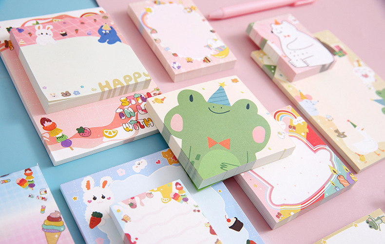 Creative Arts Youth Cartoon Series Sticky Notes Large Student Note Sticker Office Message-Leaving Sticky Note Stationery Stickers Creative Arts Youth Cartoon Series Sticky Notes Large Student Note Sticker Office Message-Leaving Sticky Note Stationery Stickers